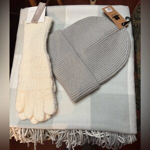Hat, scarf, & throw Bundle